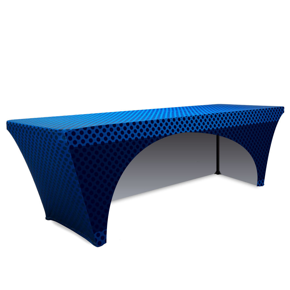 8ft Printed Table Cover Stretch Style