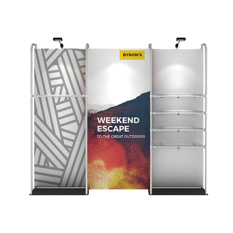 10ft Waveline Merchandiser Kit 00
